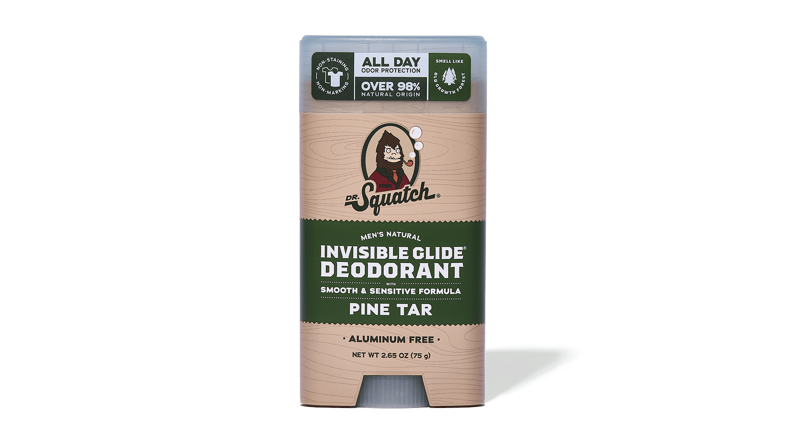 Pine Tar Invisible Glide Deodorant - Upgrade Your Daily Clean