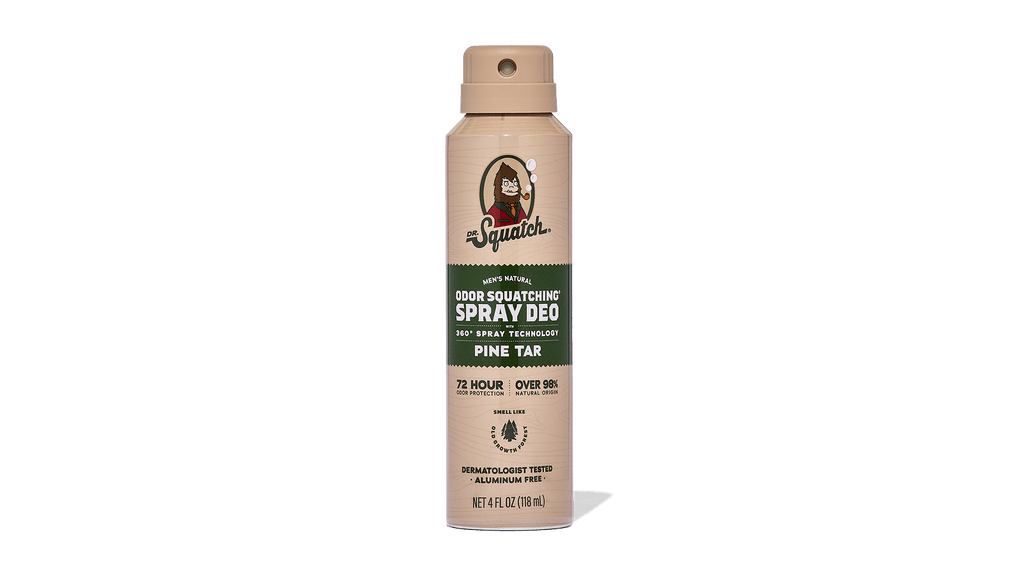 Pine Tar Spray Deodorant - Smell Fresh and Feel Sharp
