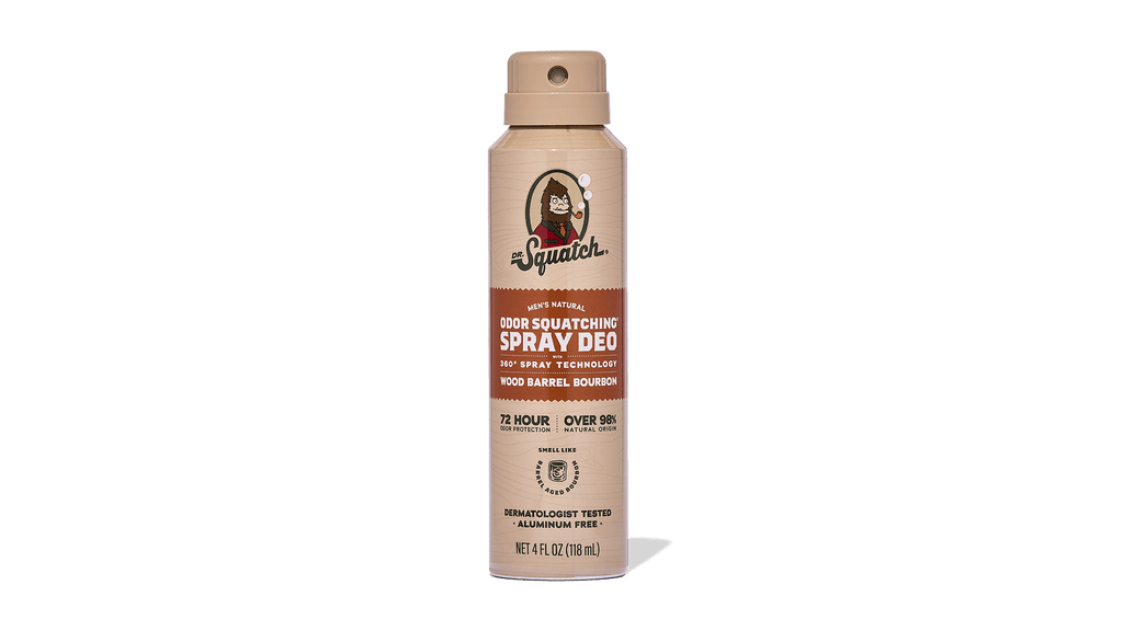 Wood Barrel Bourbon Spray Deodorant - Better Lather Better Shower