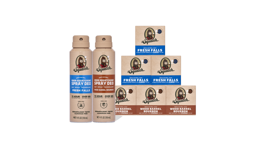 Spray Deodorant Set - Rugged Soap for Men