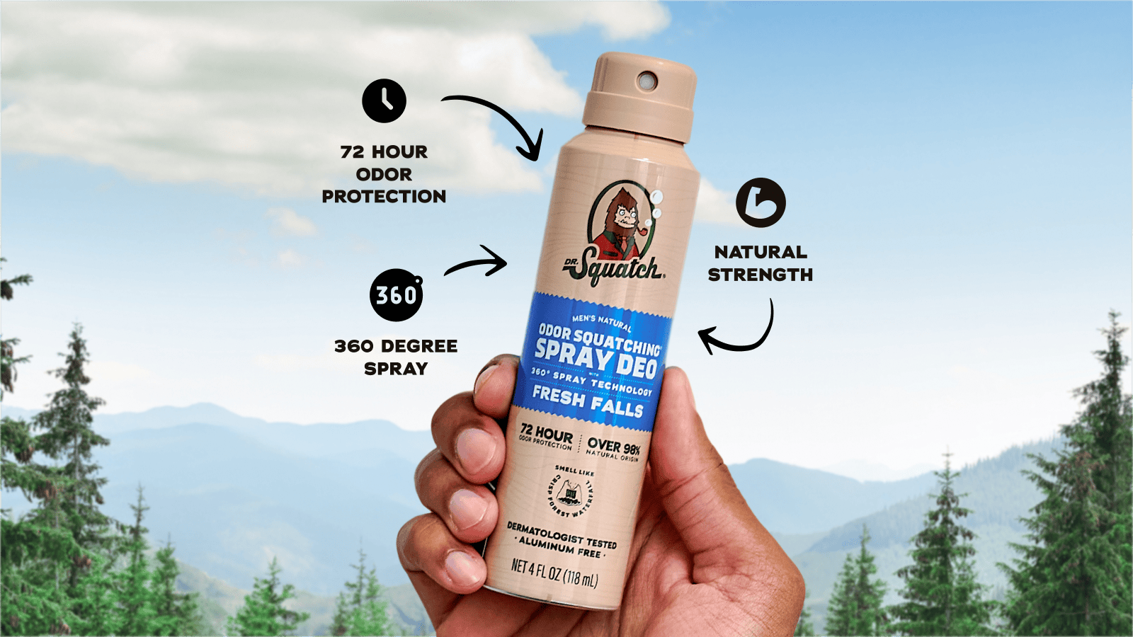 Spray Deodorant 6-Pack - Clean Gear for Men