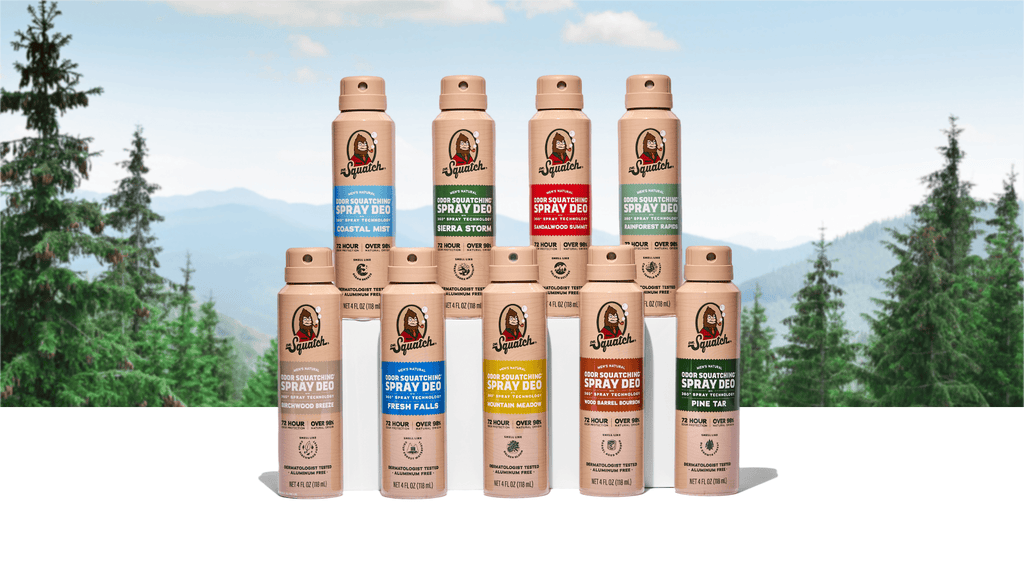 Spray Deodorant 4-Pack - Go From Dirty to Fresh