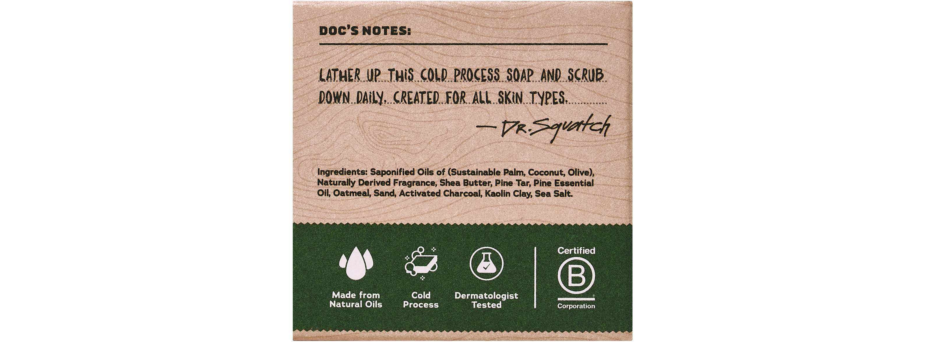 Pine Tar Mini - Soap Built for Daily Grind