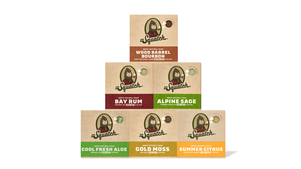 Bar Soap 6-Pack with Free Travel Case - Bring Better to Your Shower