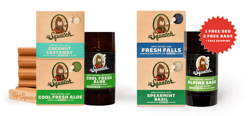 Deodorant & Soap Starter Set - Made for Daily Clean