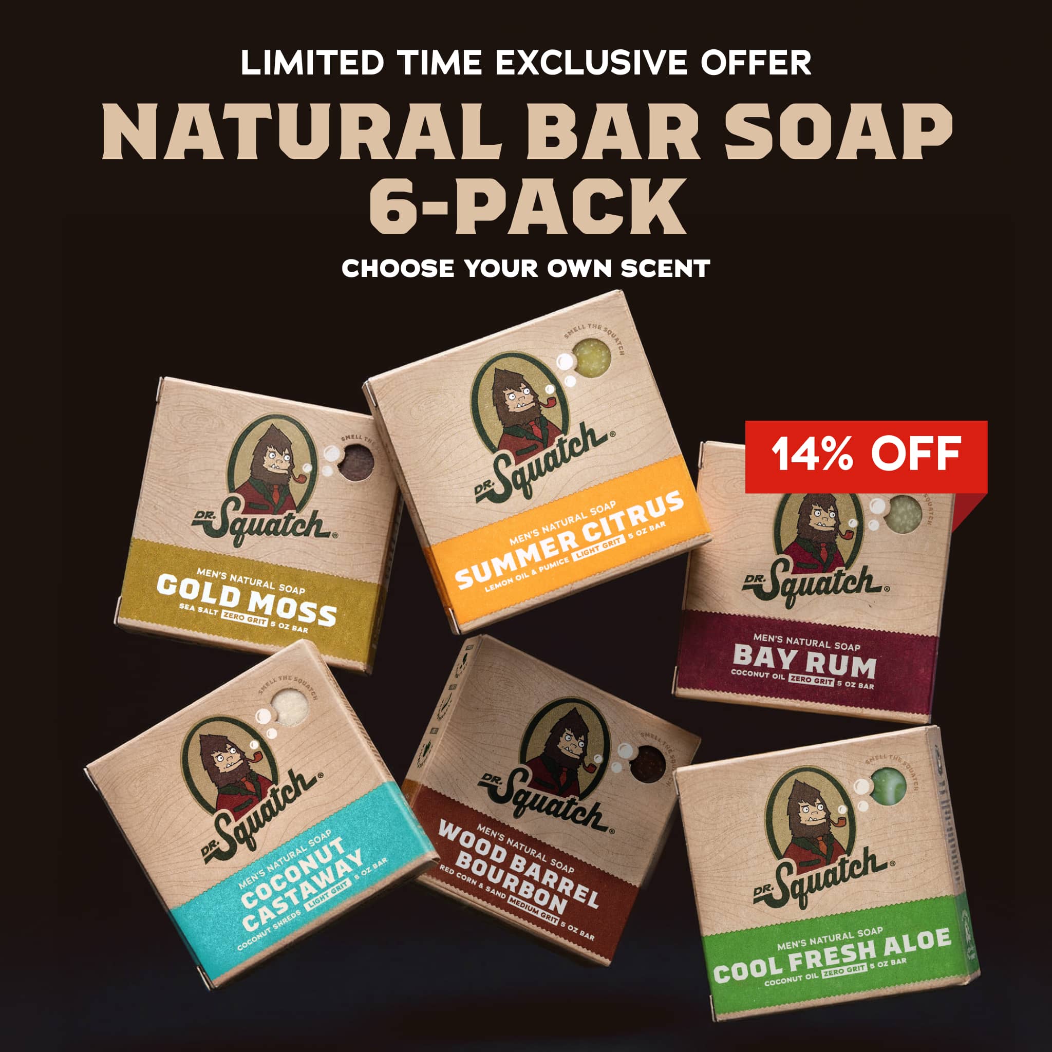 Exclusive: Bar Soap 6-Pack - Smell Ready for Anything
