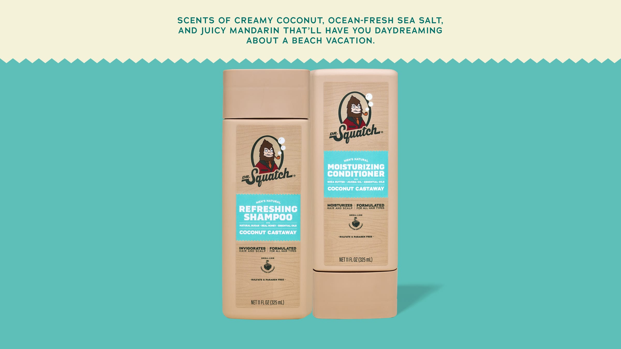 Coconut Castaway Hair Care Kit - Freshness Without the Frills