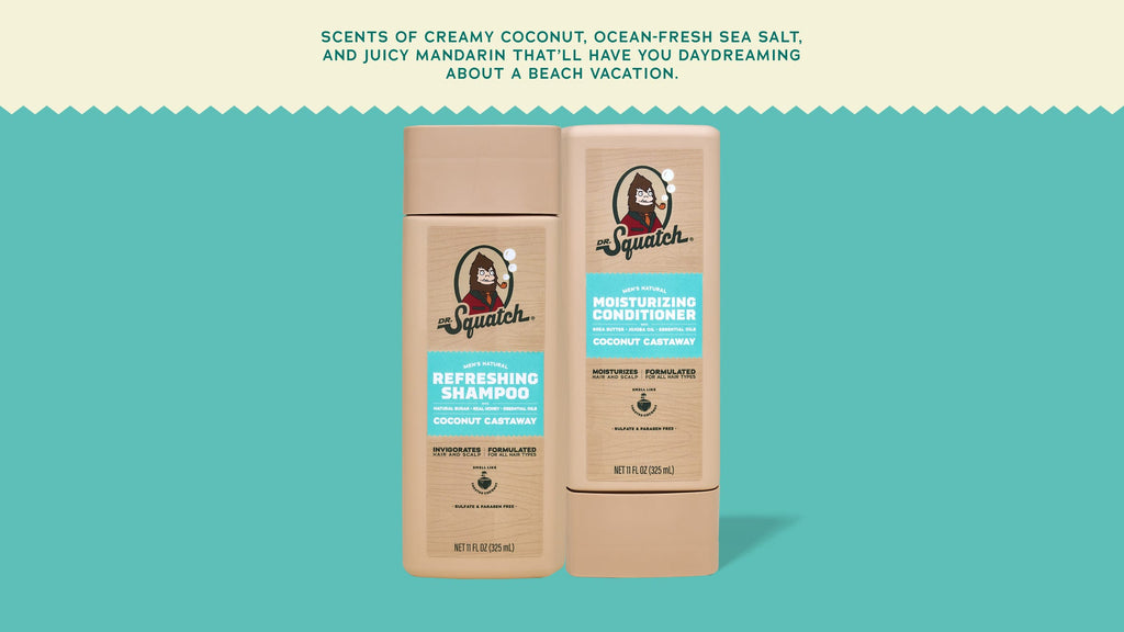 Coconut Castaway Hair Care Kit - Your Better Shower Choice