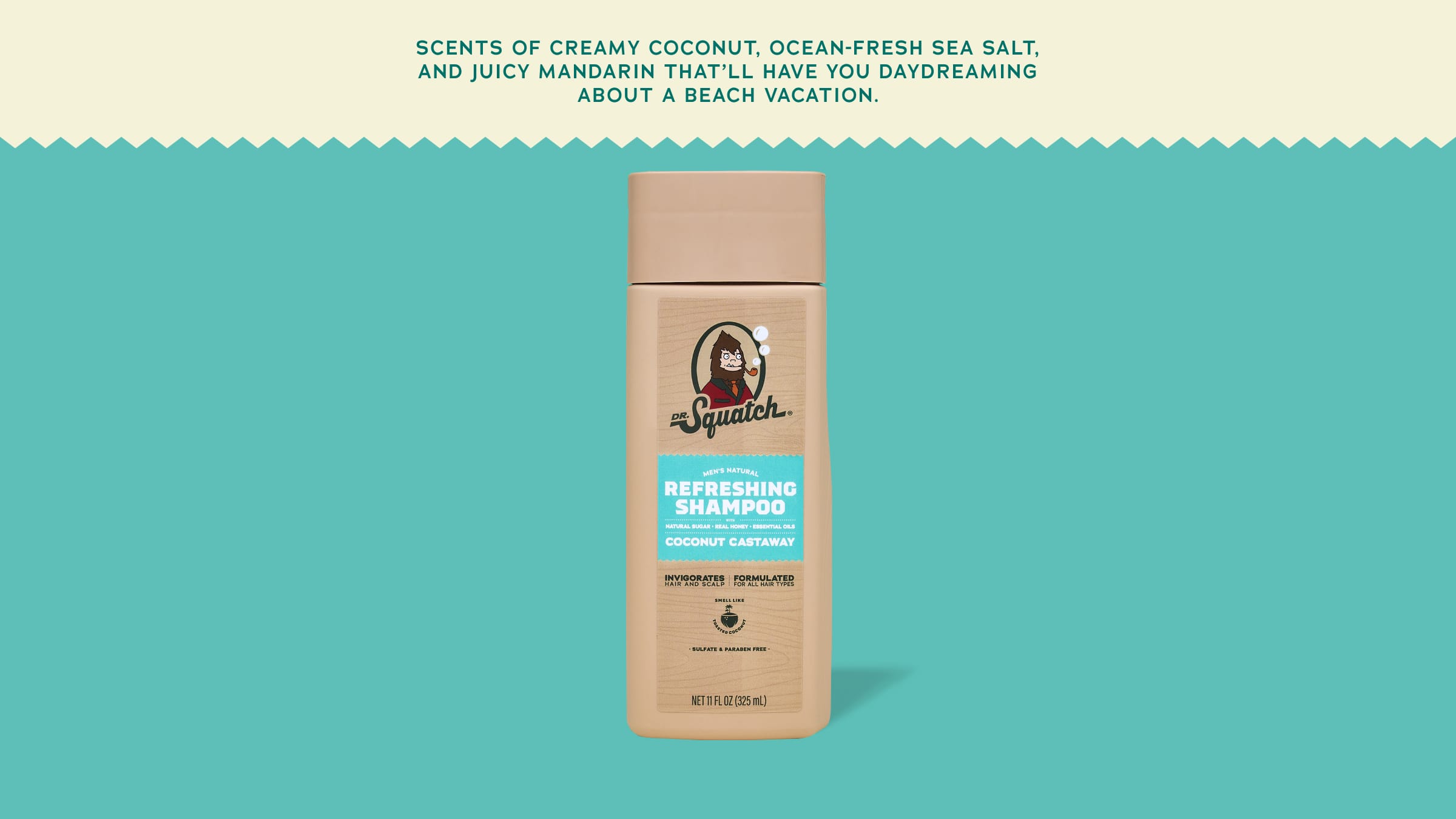 Coconut Castaway Shampoo - Shower Fuel for Men