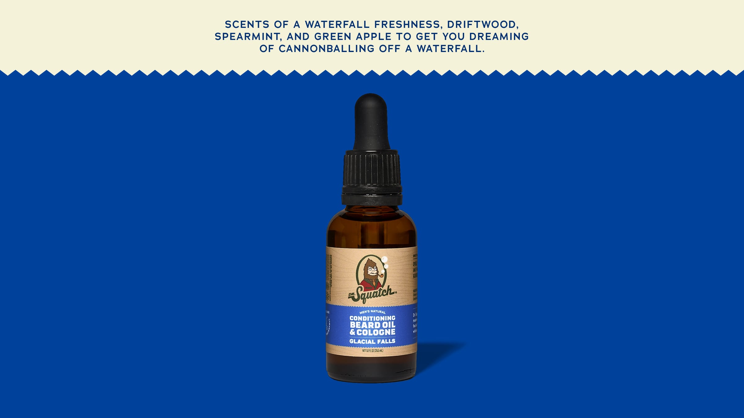 Conditioning Beard Oil & Cologne Glacial Falls - Soap Worth Showing Off