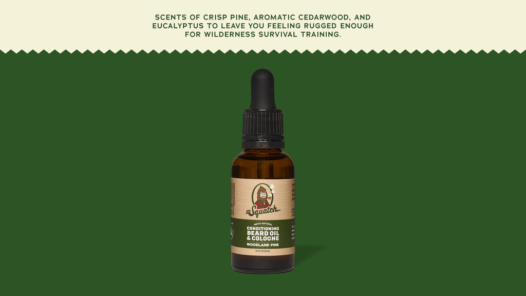 Conditioning Beard Oil & Cologne Woodland Pine - Make Your Routine Work