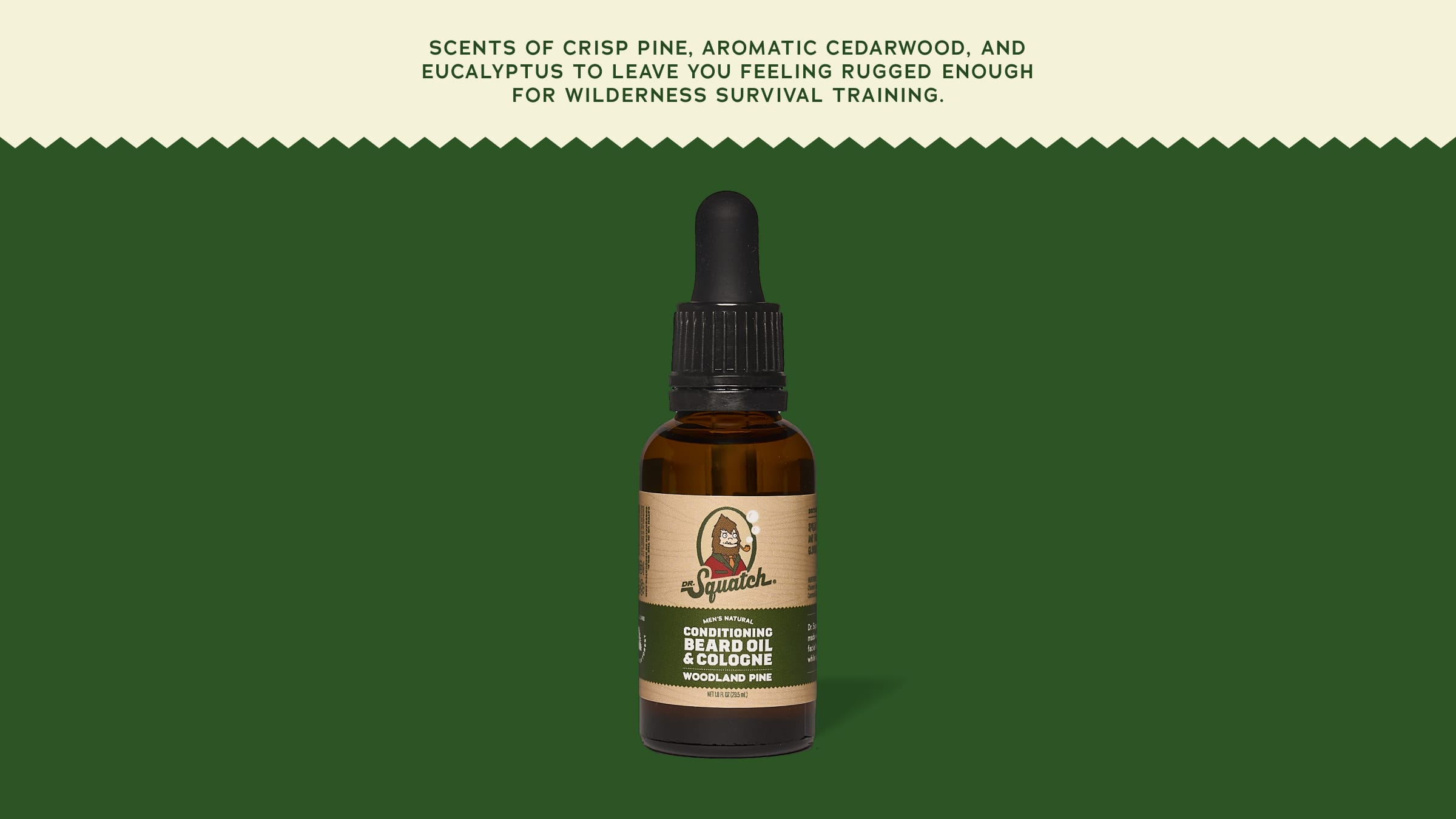Conditioning Beard Oil & Cologne Woodland Pine - Make Your Routine Work