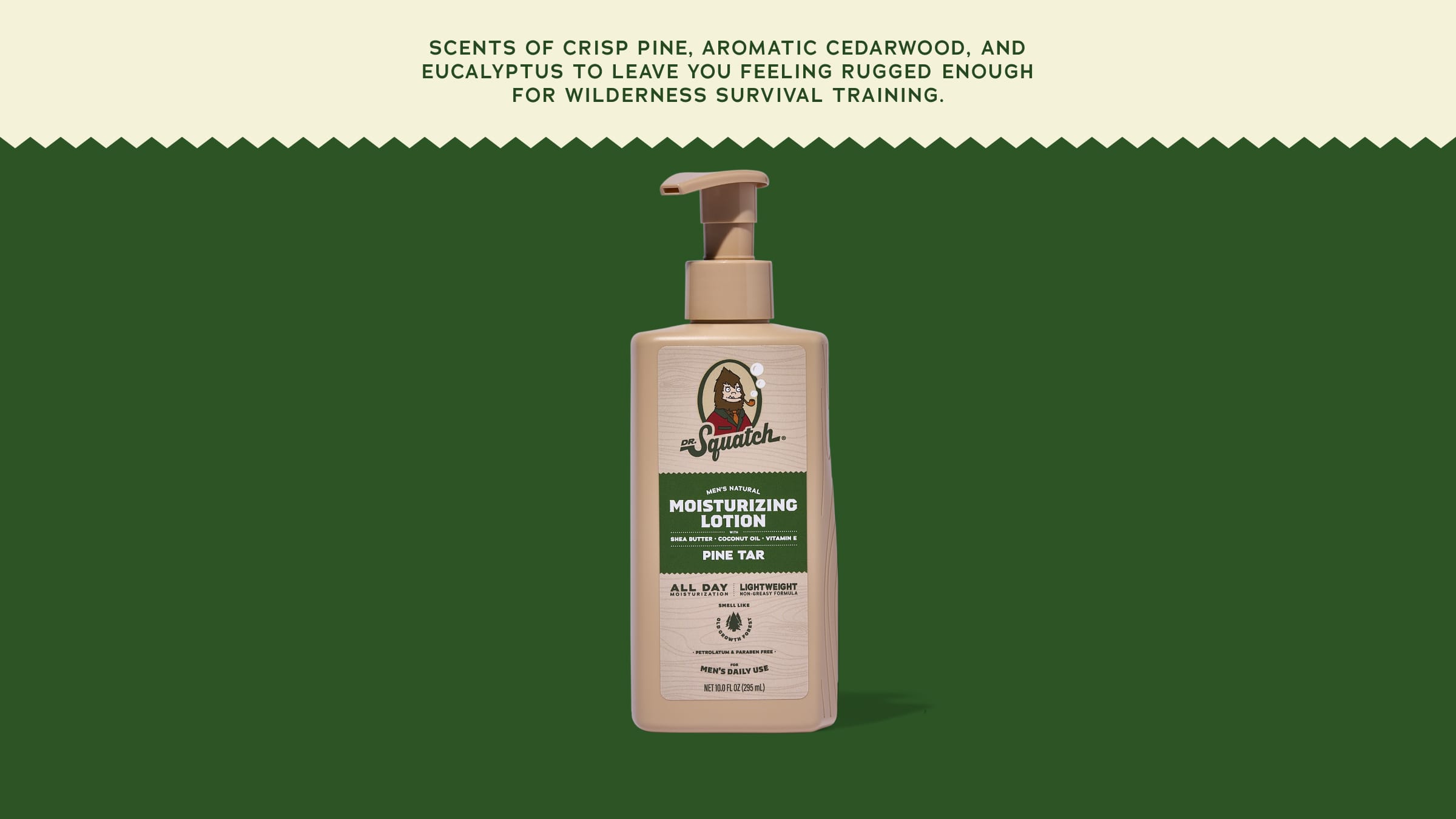 Pine Tar Lotion - Get That Just Washed Feel