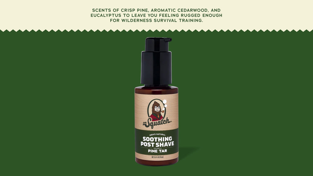 Soothing Post Shave Pine Tar - Shower Ready in Minutes