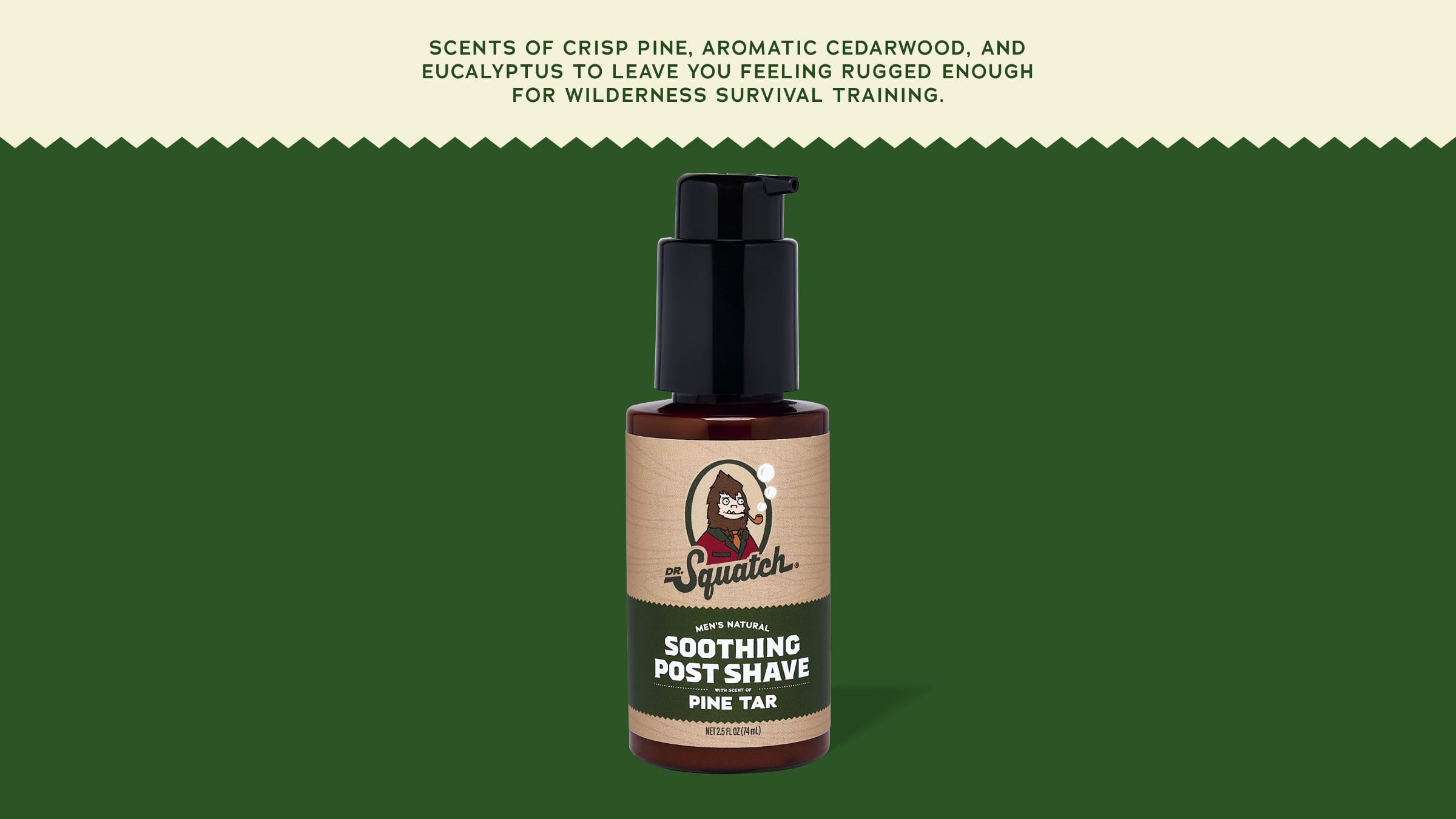 Soothing Post Shave Pine Tar - Shower Ready in Minutes