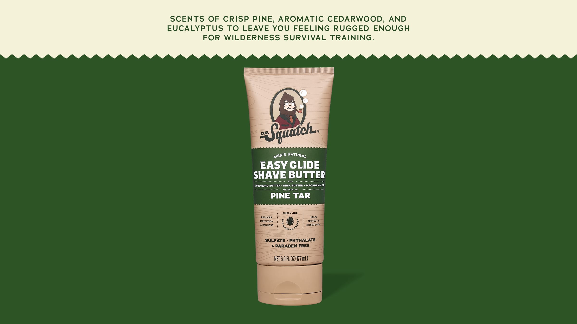 Easy Glide Shave Butter Pine Tar - Give Your Shower Swagger