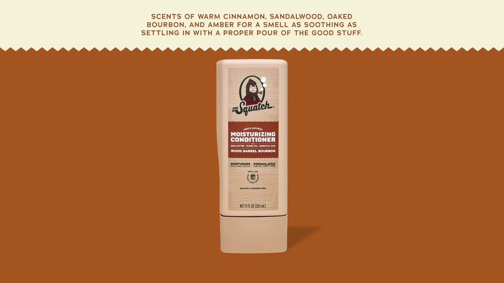 Wood Barrel Bourbon Conditioner - Clean Skin Great Scent