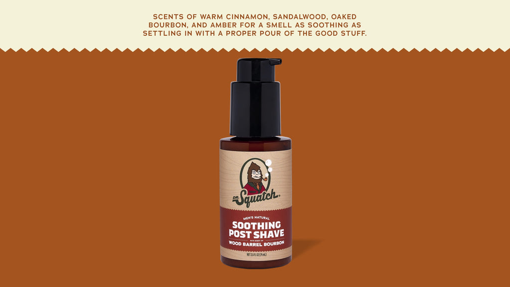 Soothing Post Shave Wood Barrel Bourbon - Shower Better Today