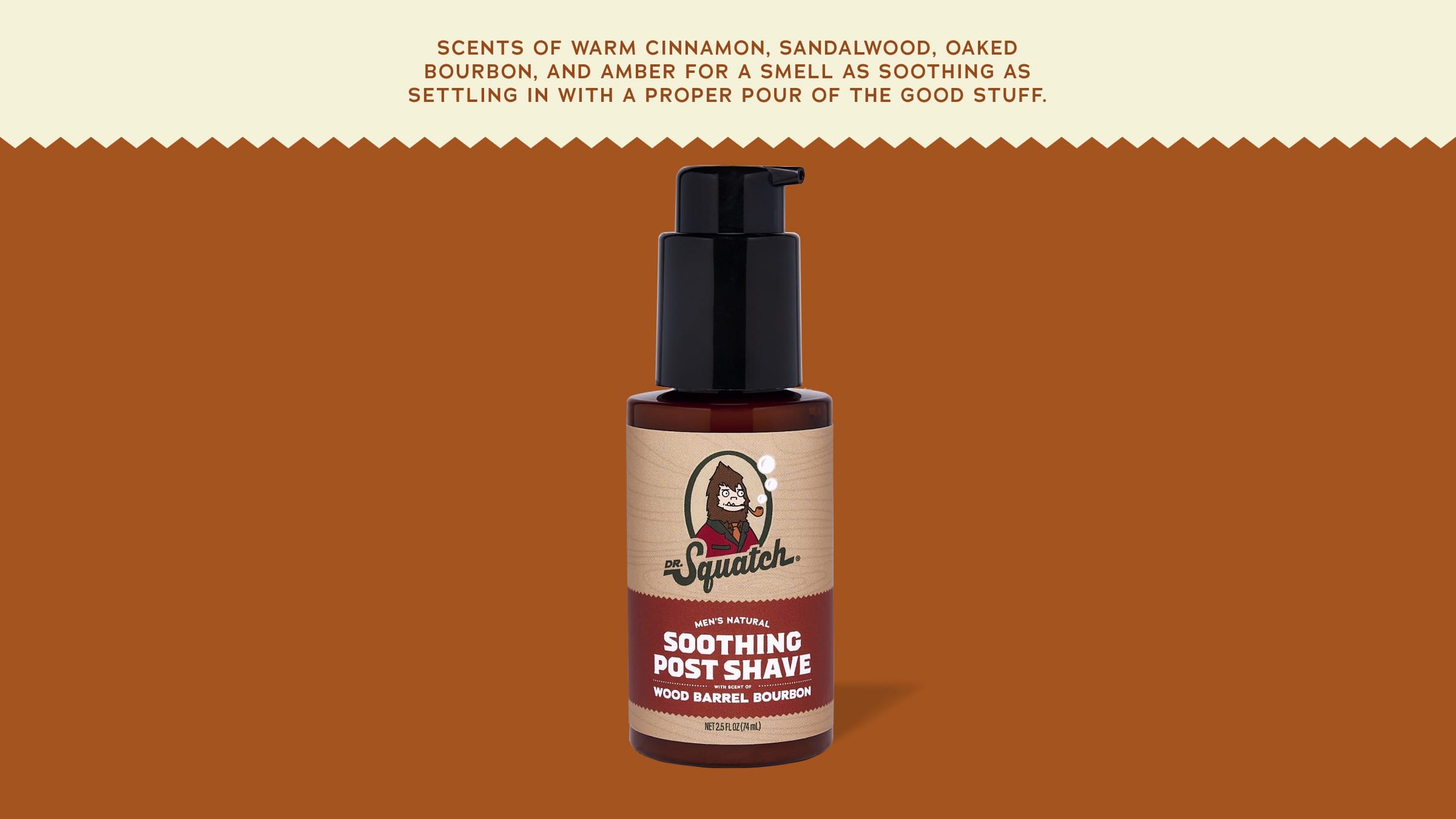 Soothing Post Shave Wood Barrel Bourbon - Shower Better Today