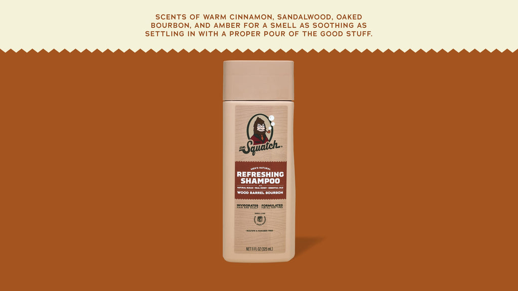 Wood Barrel Bourbon Shampoo - Your Daily Fresh Reset