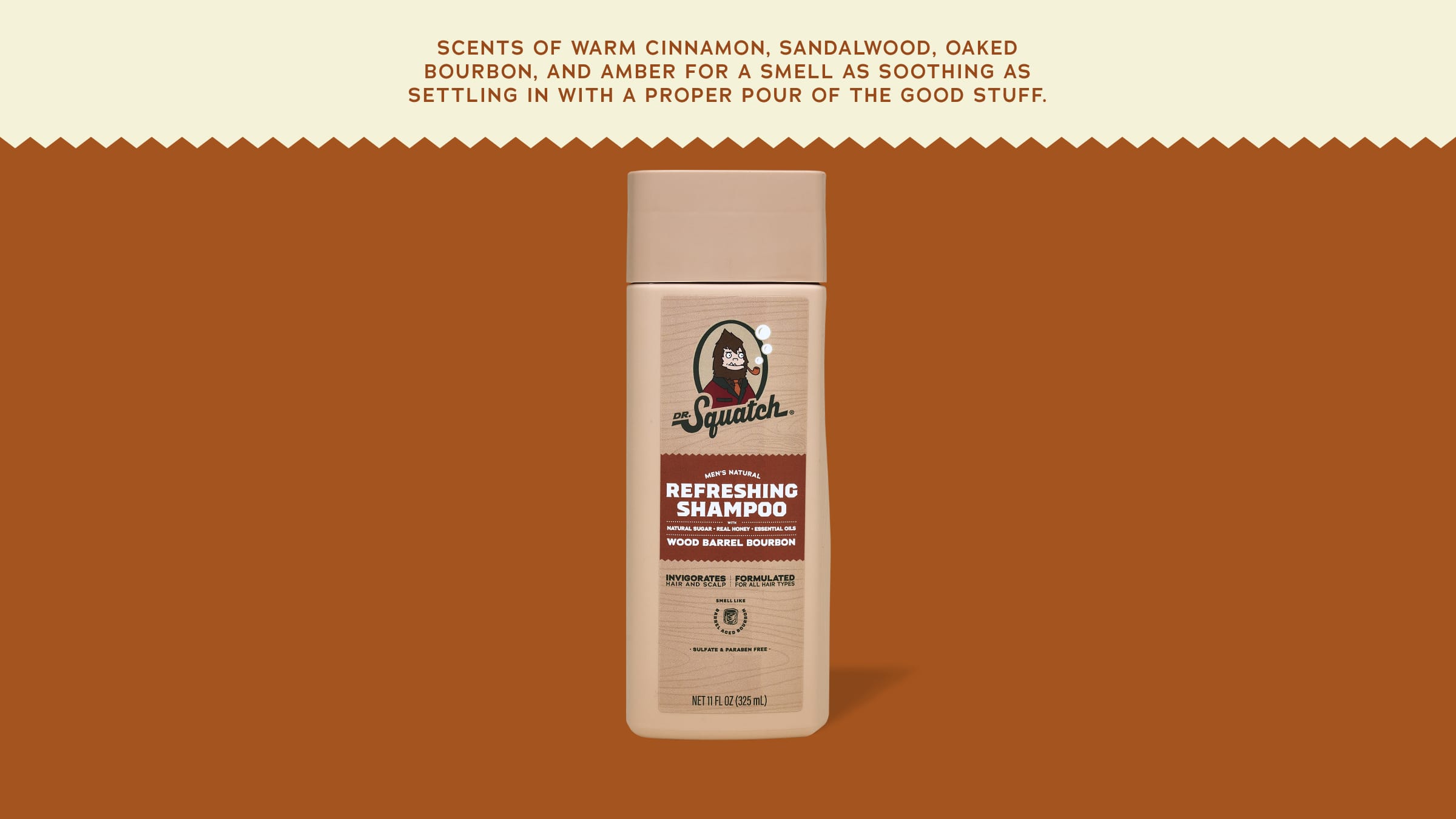 Wood Barrel Bourbon Shampoo - Your Daily Fresh Reset