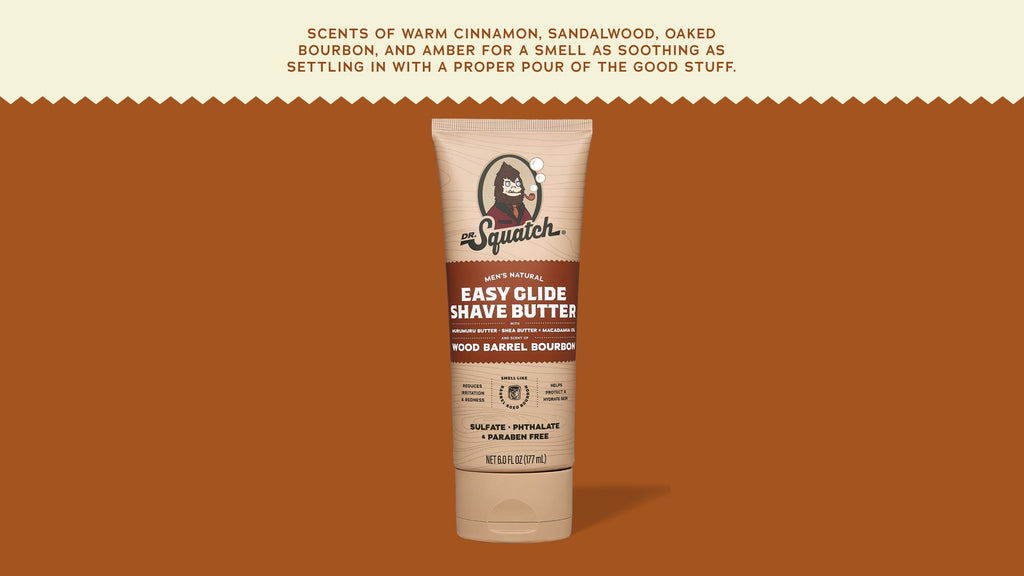 Easy Glide Shave Butter Wood Barrel Bourbon - Upgrade Your Morning Wash