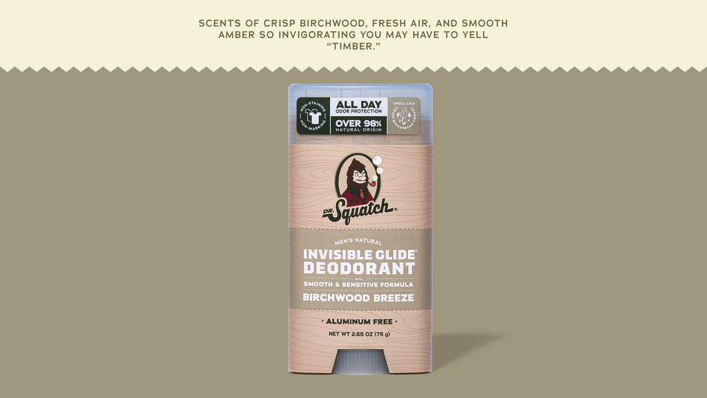 Birchwood Breeze Invisible Glide Deodorant - Make Mornings Smell Better