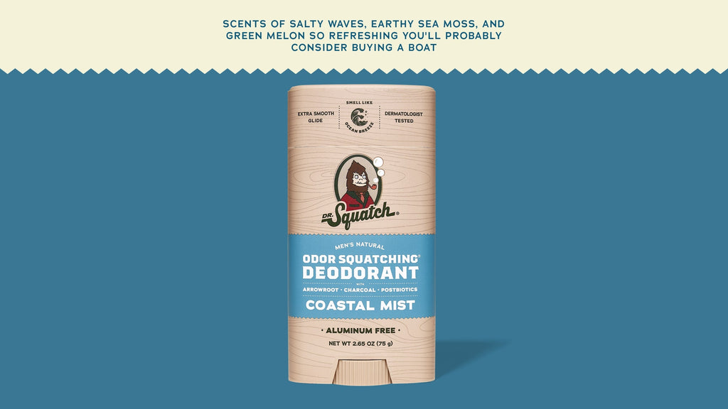 Coastal Mist Deodorant - Built for Sweat and Grime
