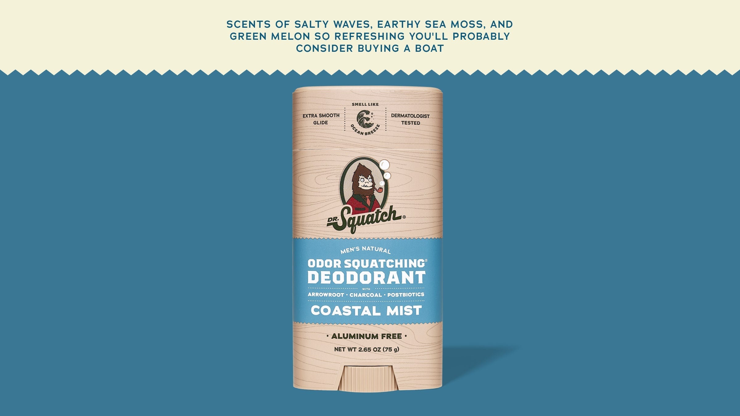 Coastal Mist Deodorant - Built for Sweat and Grime