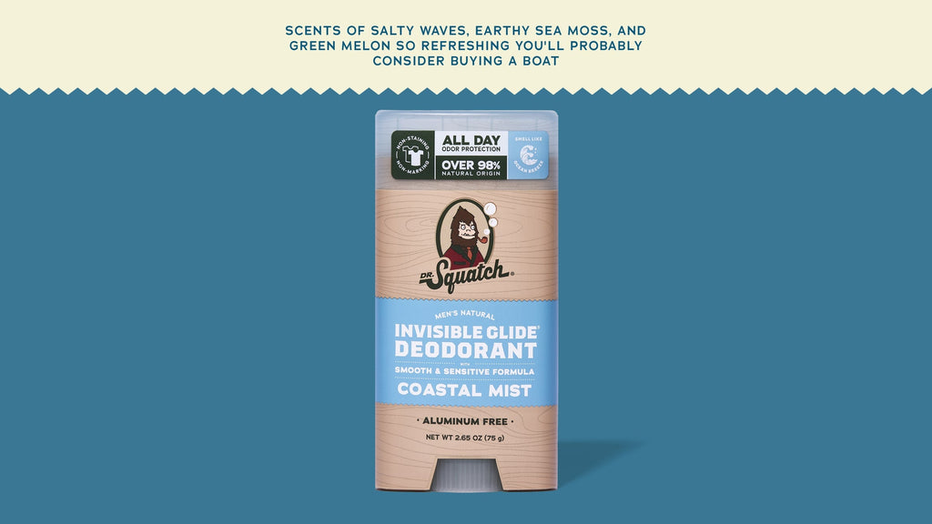 Coastal Mist Invisible Glide Deodorant - Fresh Vibes Start Here