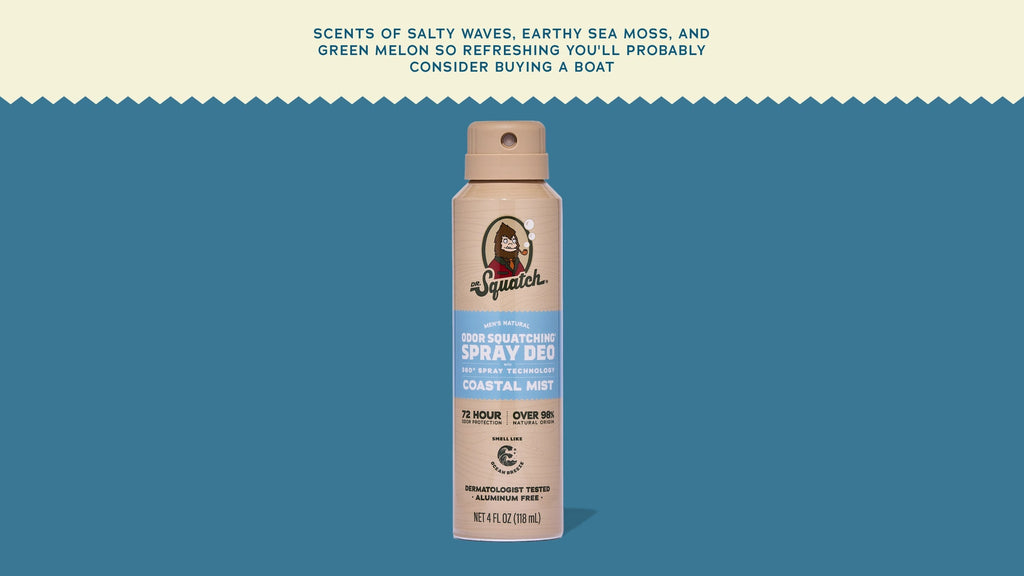 Coastal Mist Spray Deodorant - Smell Good and Feel Ready