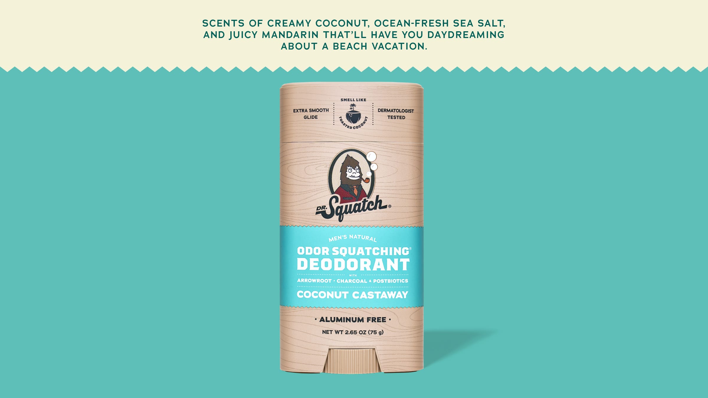 Coconut Castaway Deodorant - Step Into Better Freshness
