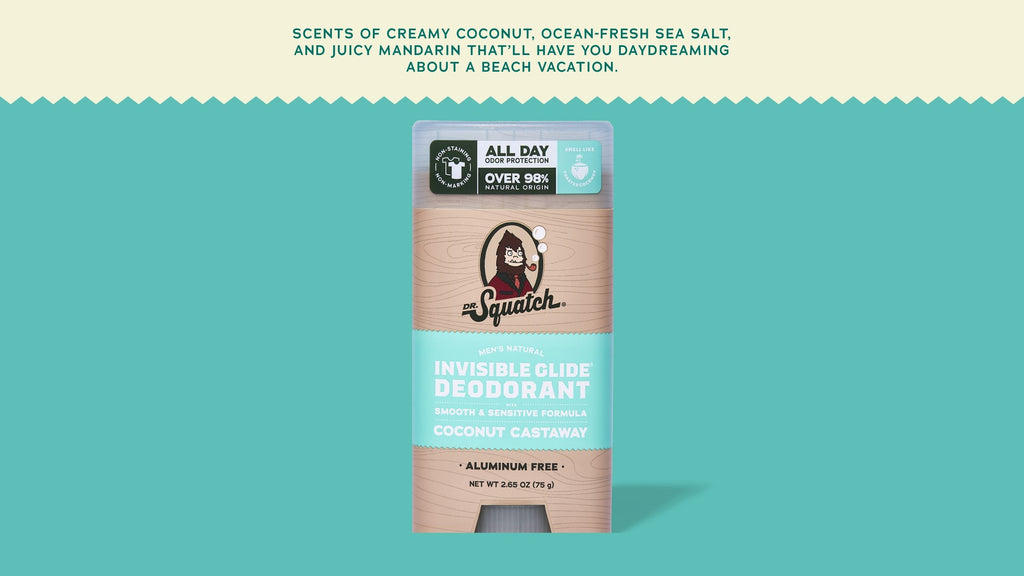 Coconut Castaway Invisible Glide Deodorant - Better Scents Better Showers