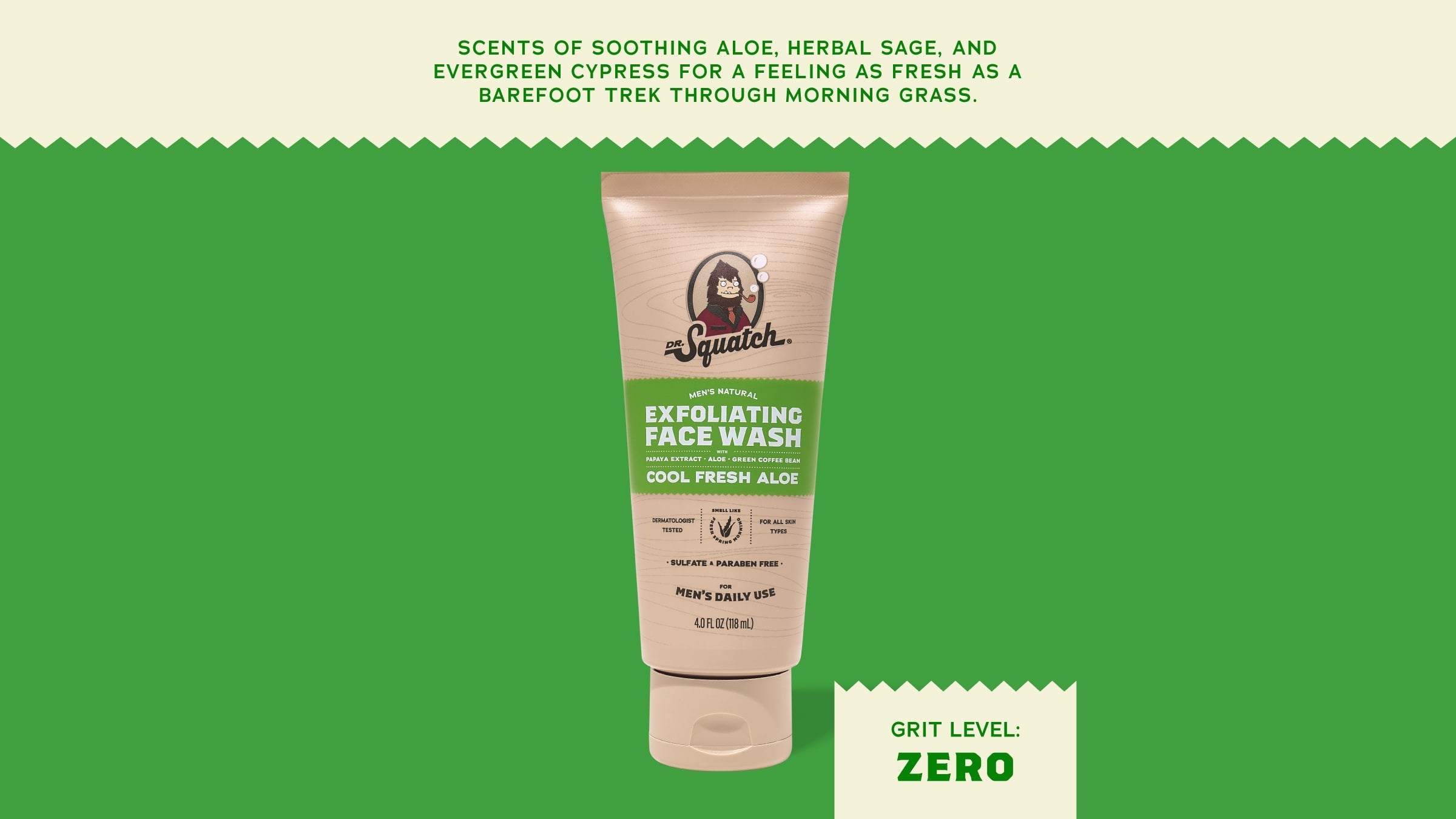 Cool Fresh Aloe Exfoliating Face Wash - Feel Fresh Before You Leave