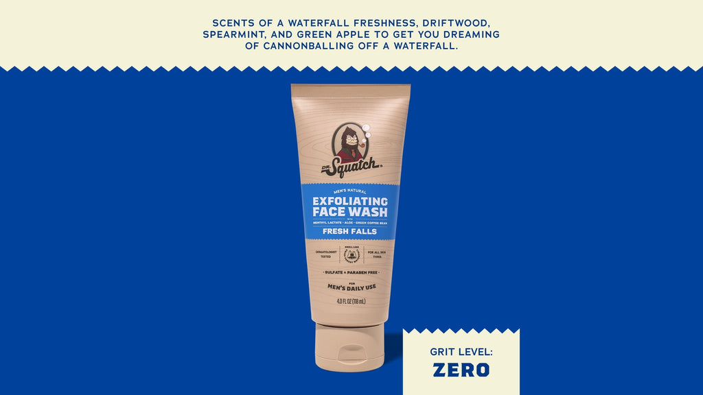 Fresh Falls Exfoliating Face Wash - Clean Skin With Character