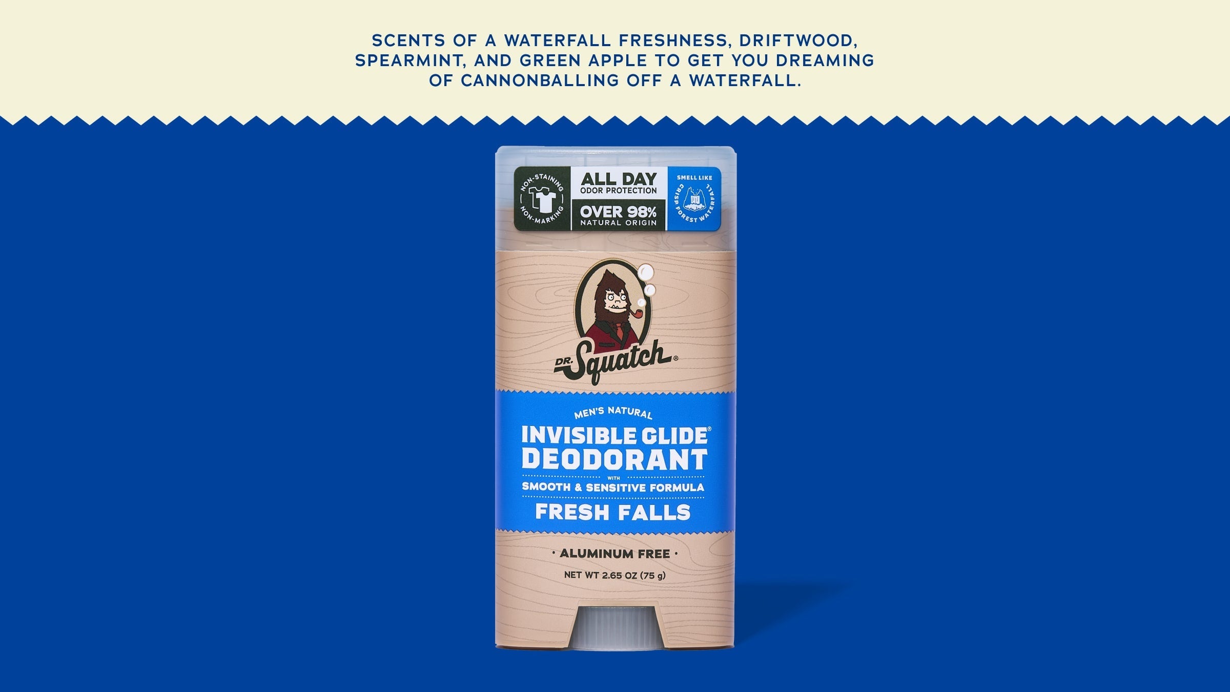 Fresh Falls Invisible Glide Deodorant - Get Rugged Freshness Daily