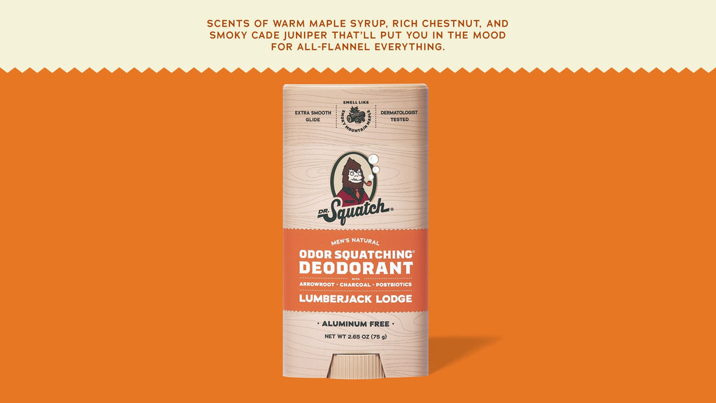 Lumberjack Lodge Deodorant - Start Fresh With Clean Skin