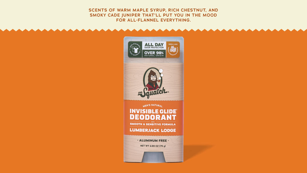 Lumberjack Lodge Invisible Glide Deodorant - Shower Gear That Delivers