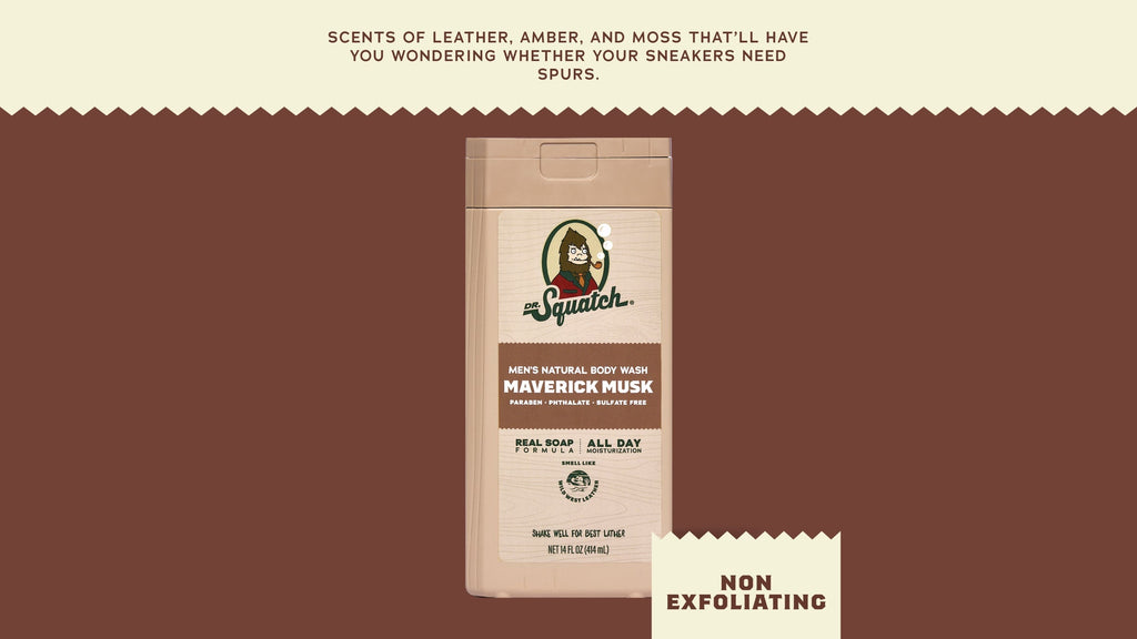 14 oz Maverick Musk Body Wash - Fresh Scent With No Fuss