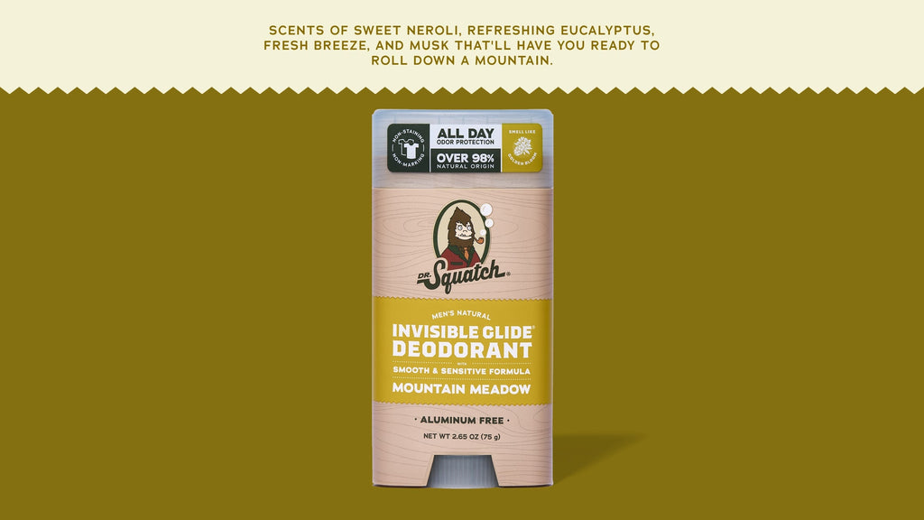Mountain Meadow Invisible Glide Deodorant - Clean Up Your Game