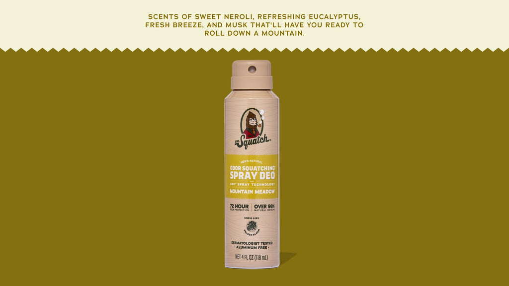 Mountain Meadow Spray Deodorant - Men's Care Made Simple