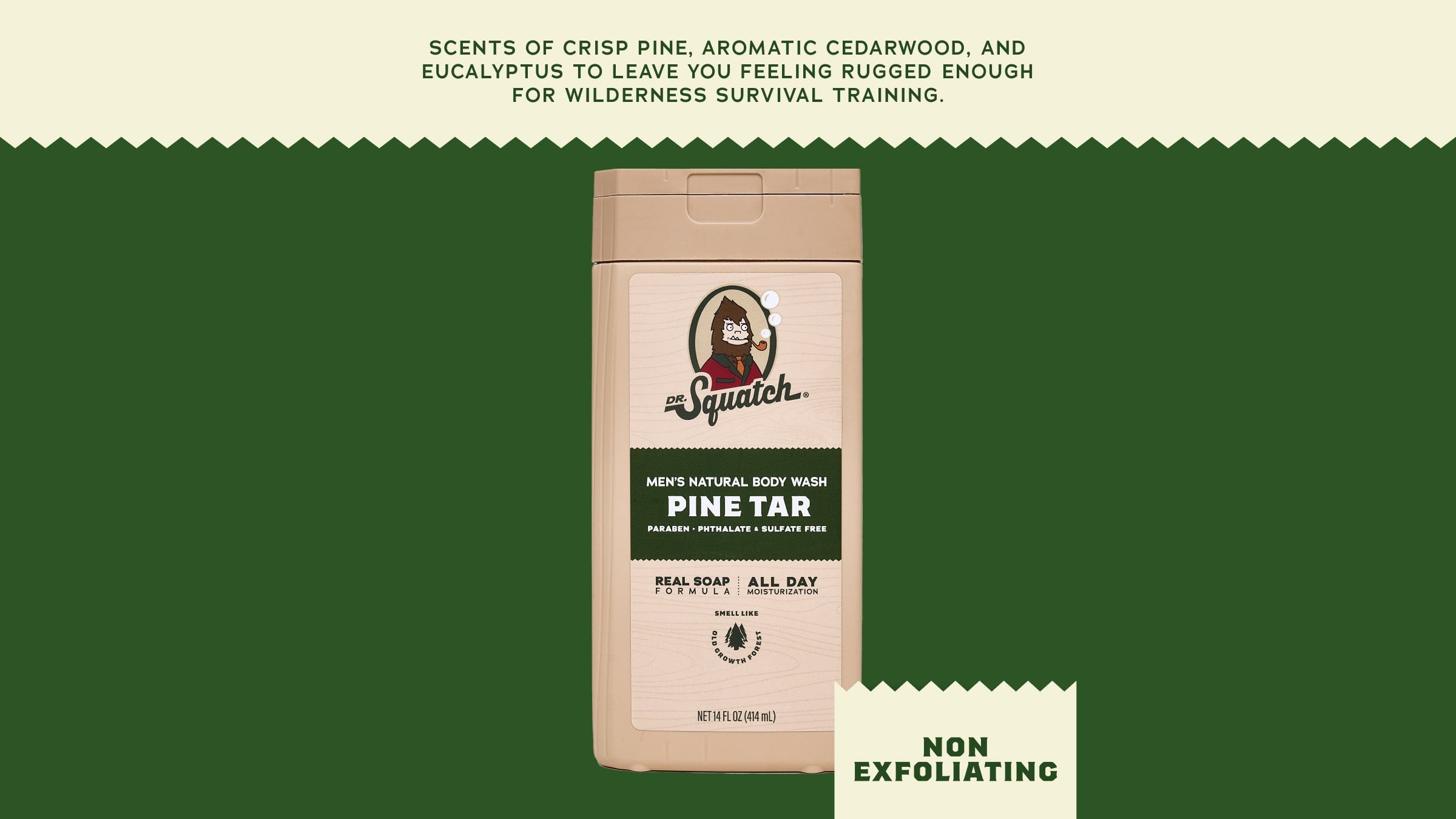 14 oz Pine Tar Body Wash - Make Your Routine Fresher