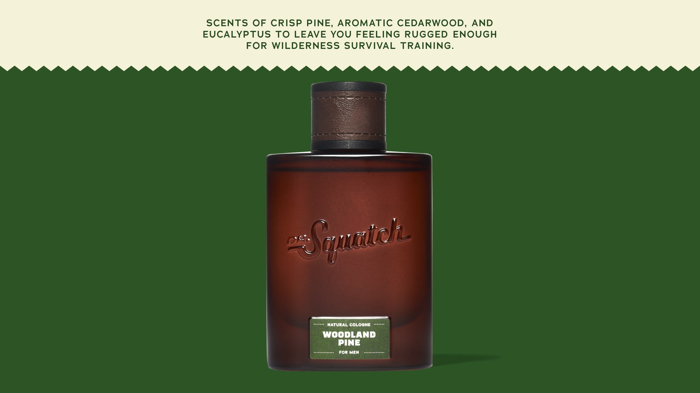 Woodland Pine Cologne - Soap That Feels Like Gear