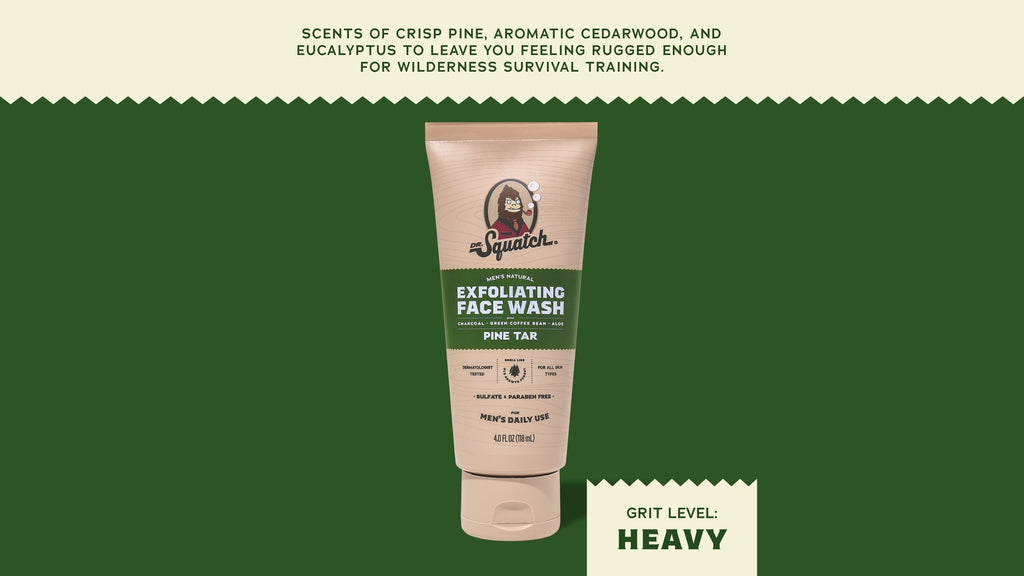 Pine Tar Exfoliating Face Wash - Give Your Soap a Raise