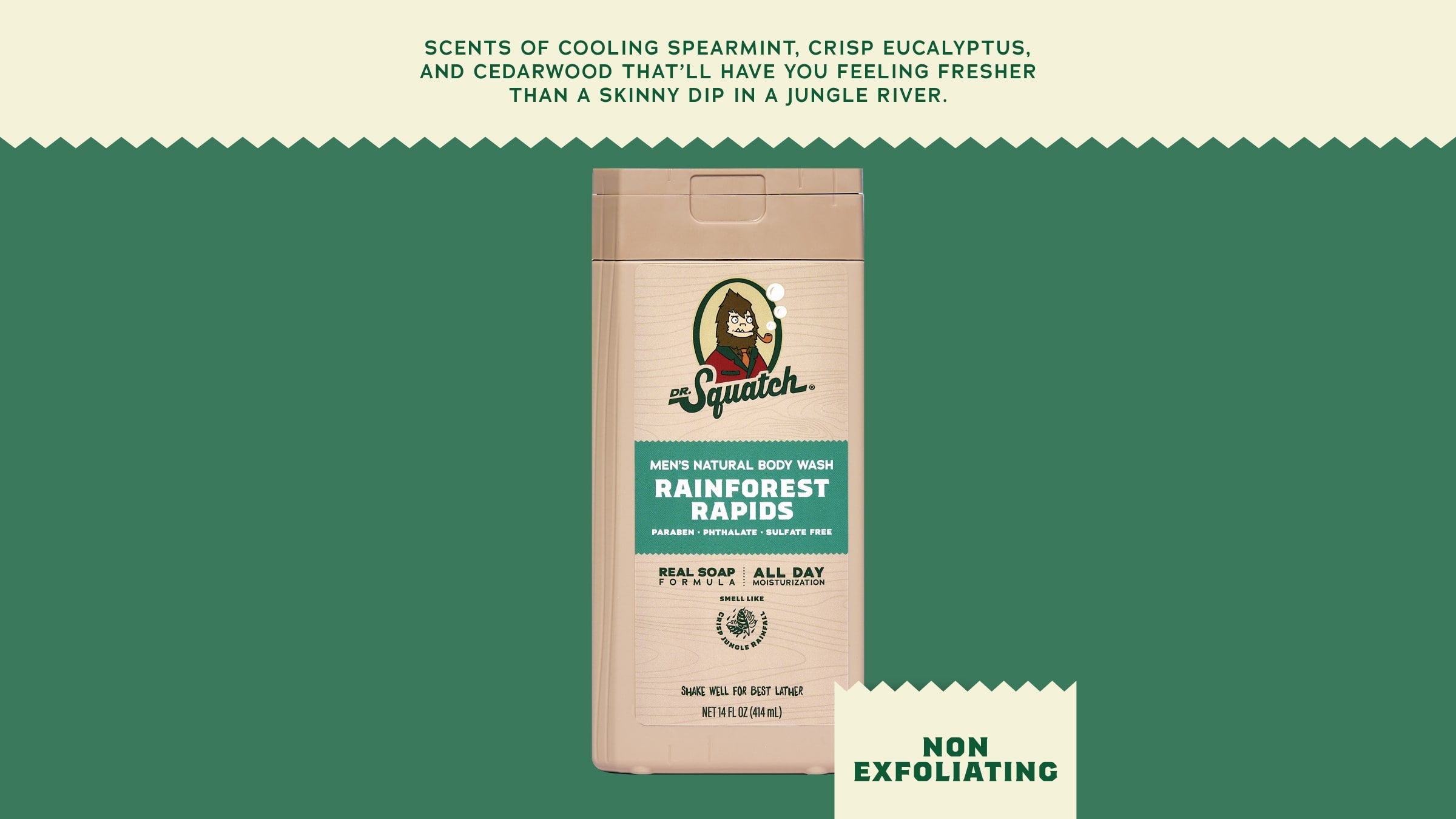 14 oz Rainforest Rapids Body Wash - Level Up Your Lather
