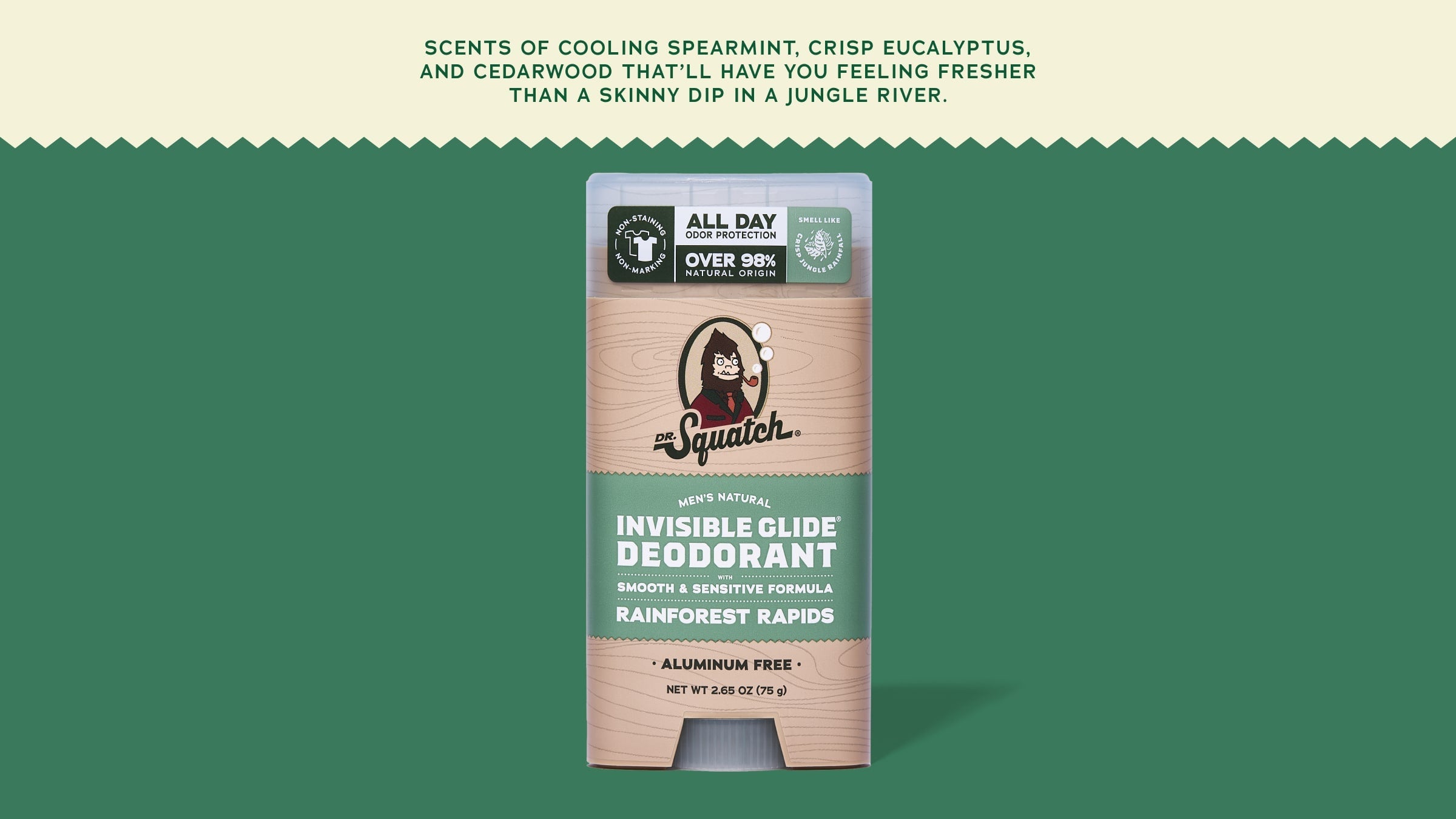 Rainforest Rapids Invisible Glide Deodorant - Clean Up With Style