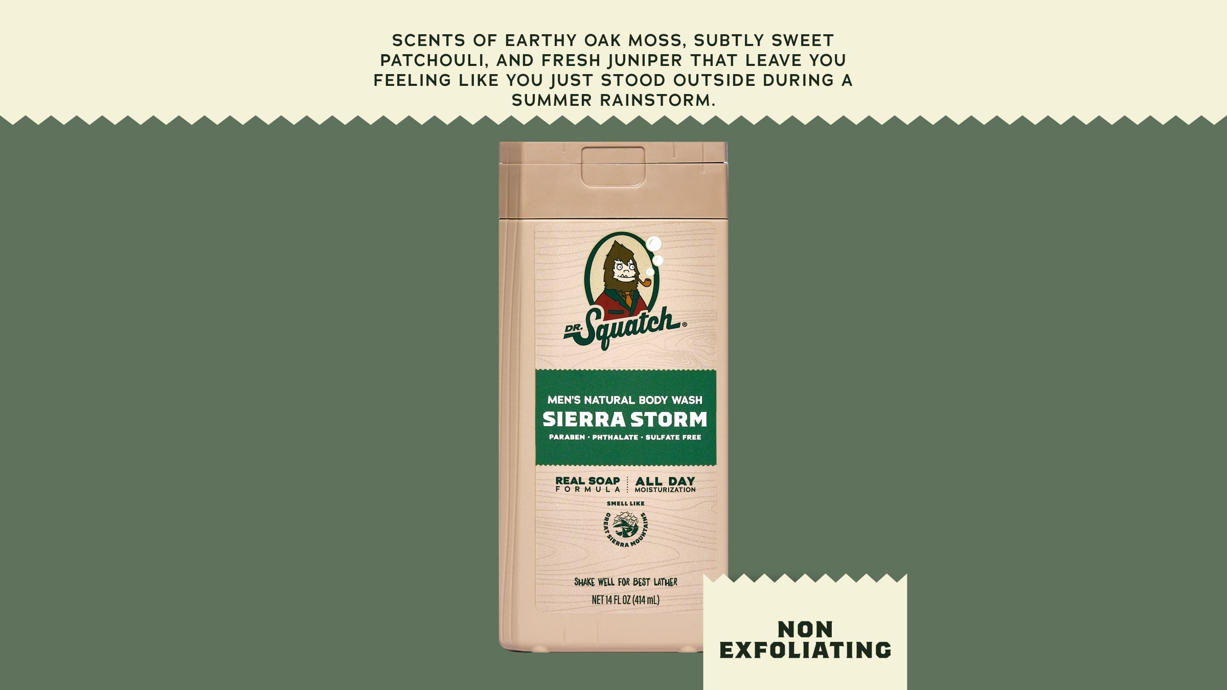 14 oz Sierra Storm Body Wash - Turn Up the Fresh