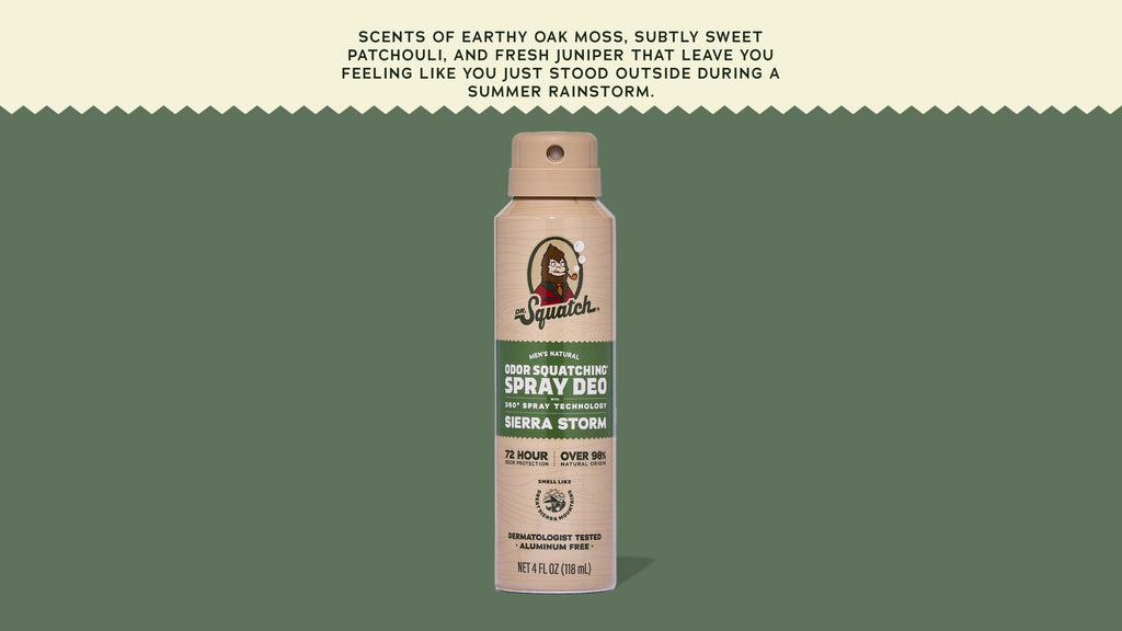Sierra Storm Spray Deodorant - Your Go To Fresh Bar