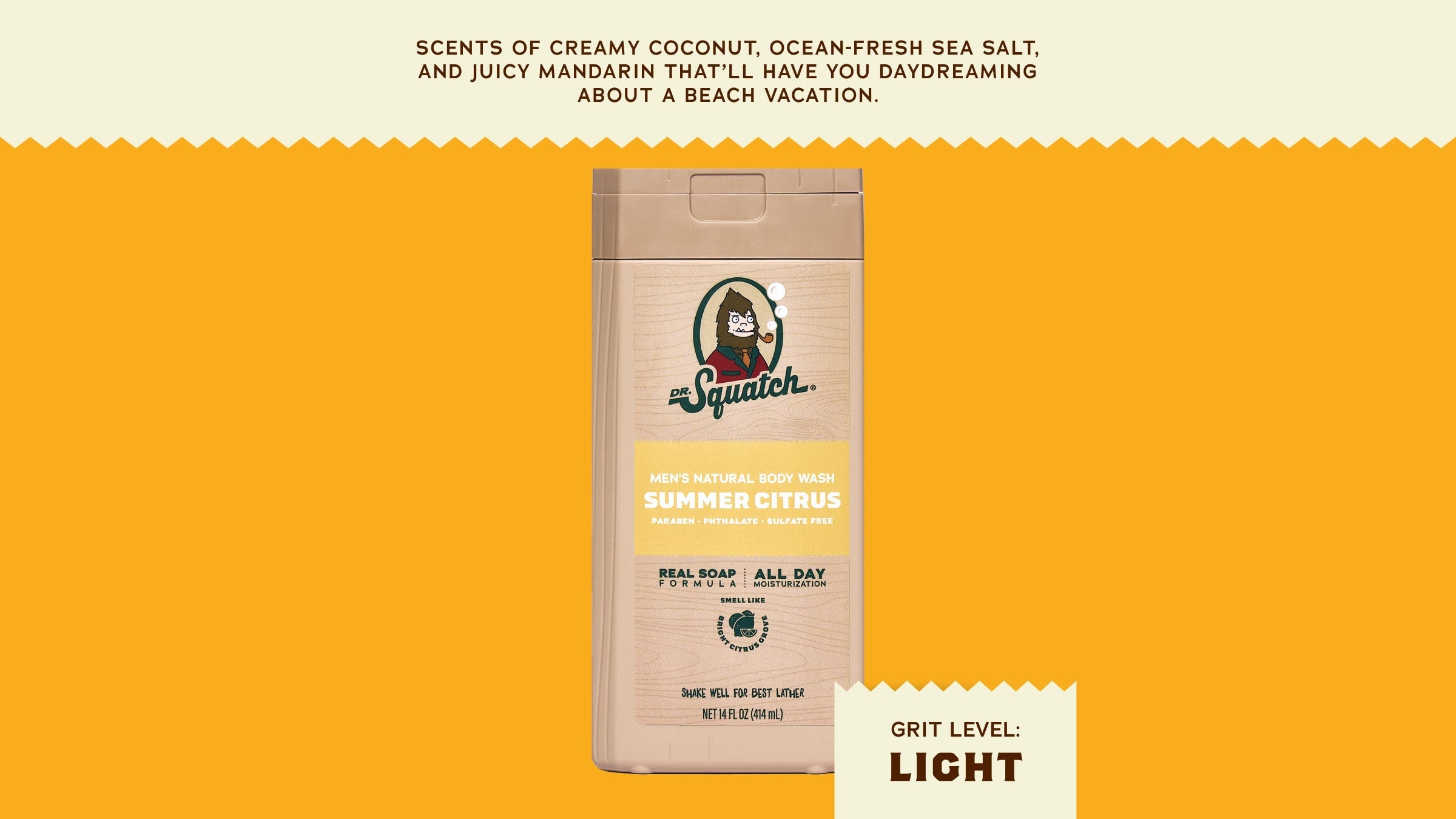 14 oz Summer Citrus Body Wash - Start Fresh With Clean Skin