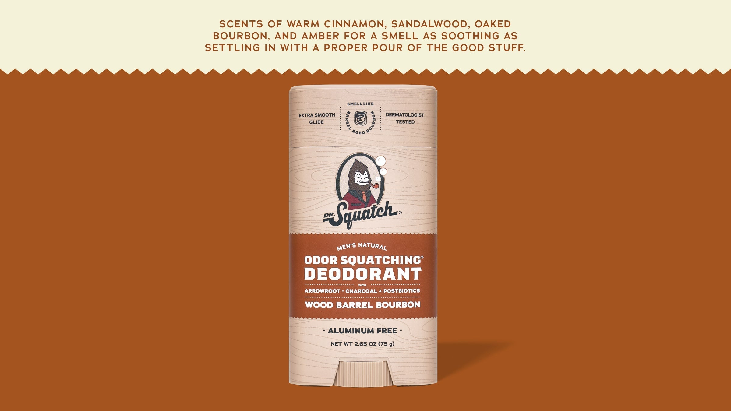 Wood Barrel Bourbon Deodorant - Fresh Vibes Start Here
